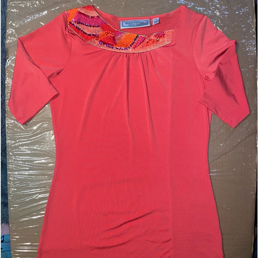 Beaded Dress Top